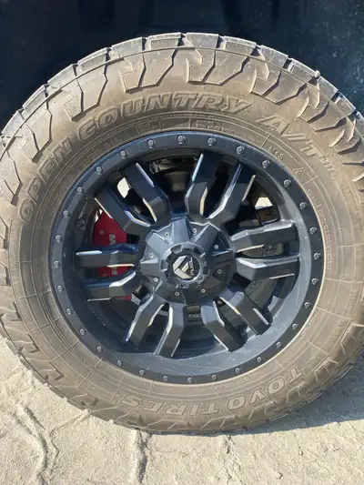 Four tires with approximately two years of where. Definitely good for another year or so. Need them...
