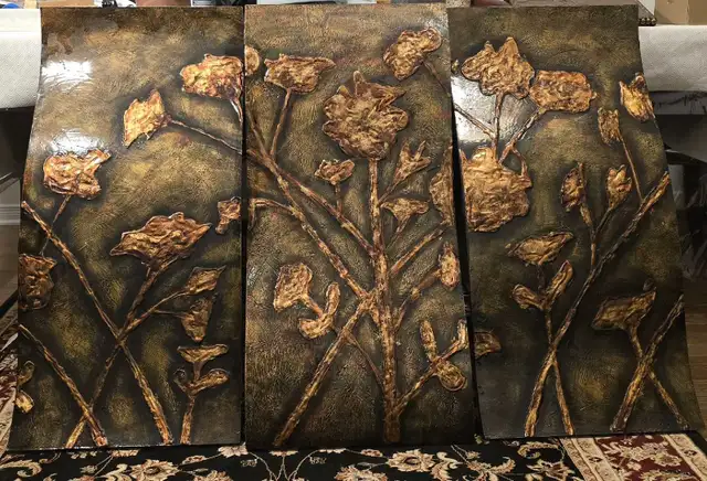 Home decor 3D wooden wall art canvas in Arts & Collectibles in Ottawa - Image 3