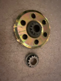 Rotax Max early style Clutch Drum and Sprocket