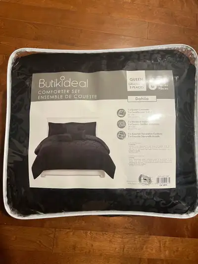 DAHLIA 6 piece Comforter Set (Queen), View more