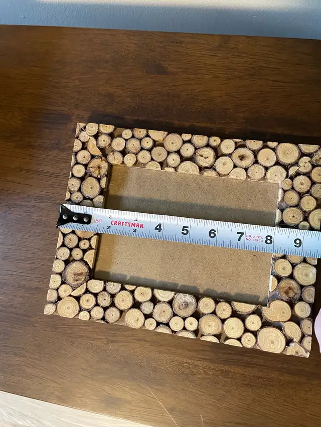 Set of Rustic Wood Slice Photo Frames – Cabin / Farmhouse Decor in Home Décor & Accents in Ottawa - Image 9