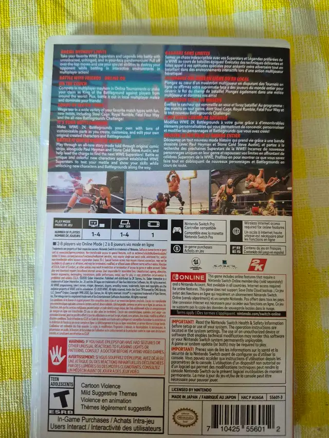 wwe 2k Battle Grounds (switch) in Nintendo Switch in City of Montréal - Image 3