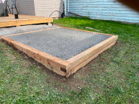 Hot Tub and Shed bases