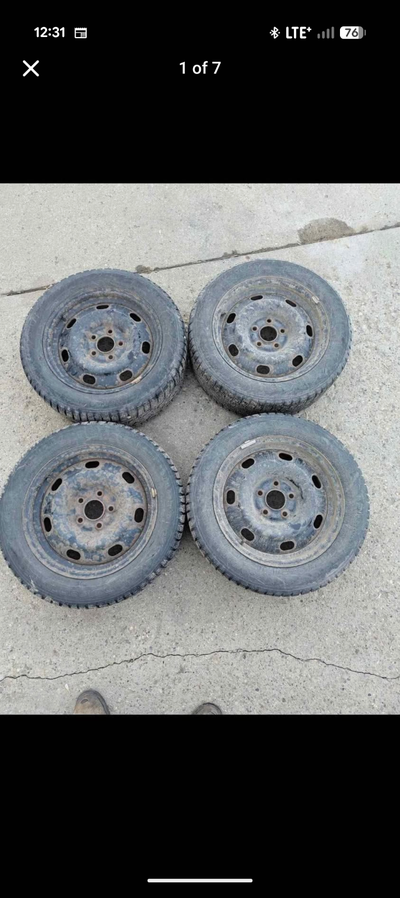 205 55 r 16 Nokian nordman 7 winter tires Rim bolt pattern is 5 x 4.5 inch or 5 x 114.3mm I sold the...