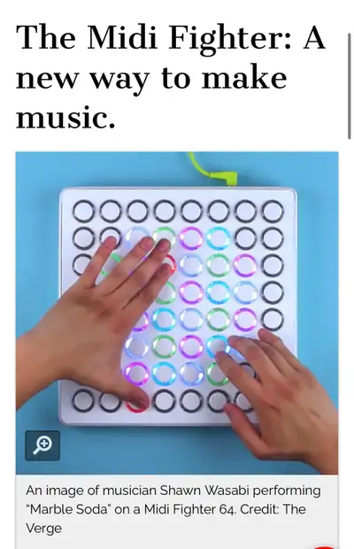Midi Fighter 64, View more