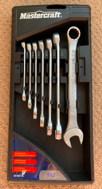 7 piece Mastercraft Wrench Set