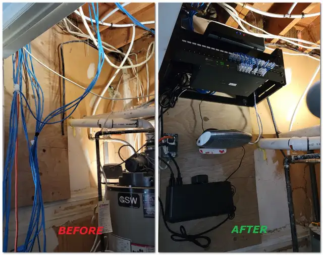 Rack / Network / Server Rooms Cable Cleanup - GTA64840199213443126