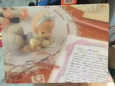 Precious Moments Figure & Collectible Box & Stationary Set, View more