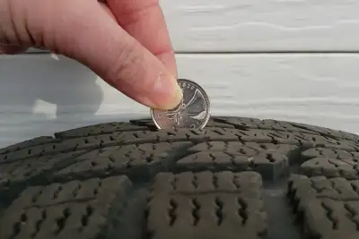 From pathfinder 2017 - Bridgestone Blizzak winter tires. OBO $225 all 4 moderate tread.