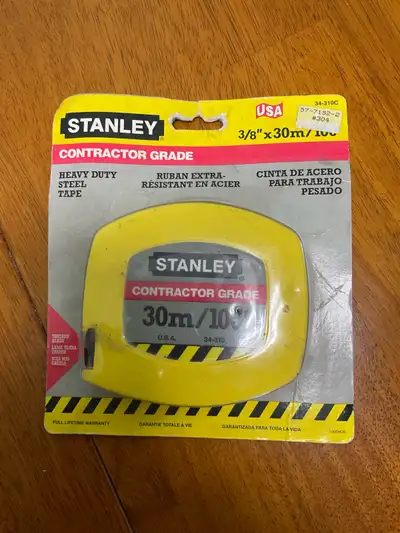 Stanley 30M/100. ft.measuring tape, View more