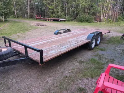 I have a utility trailer for sale really good condition,new deck,led light all around,all new wire,b...