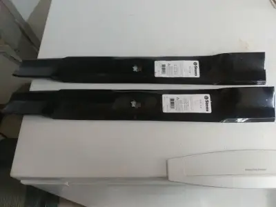 John Deere Lawn Tractor 42'' Deck High Lift Blade Set. Replaces AM141032, AM137327 & M154061 For X30...
