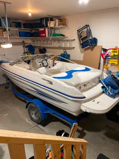 2011 18.5 ft with the 4.3L mercury, stainless steel prop, fish finder, seats in good condition,swim...