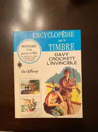 Encyclopédie par le timbre Davy Crockett l’invincible