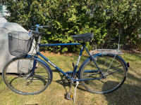 Raleigh bike with basket