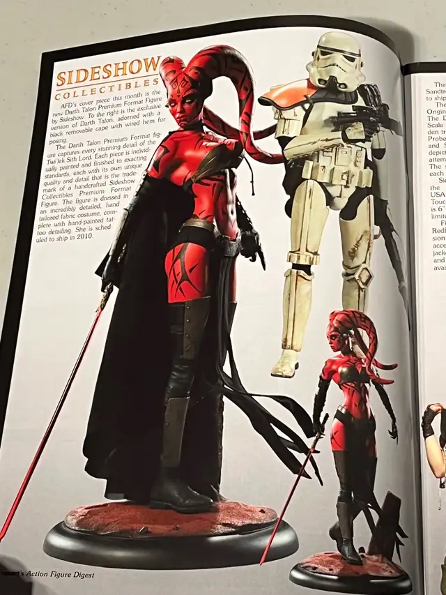 Darth Talon Sideshow GI Joe Cobra Action Figure Toy Magazine  in Magazines in Ottawa - Image 4