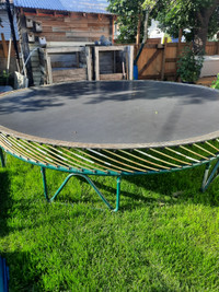 Vulley round spring free trampoline rampoline