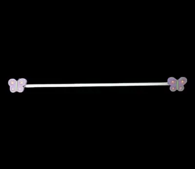 Butterfly curtain rod for kids room Maximum extension is 50 inches approximately