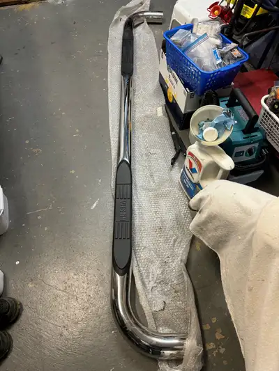 New, (left side only) It might be reversable L or R. 82 1/2" center to center 85 1/2" outside to out...