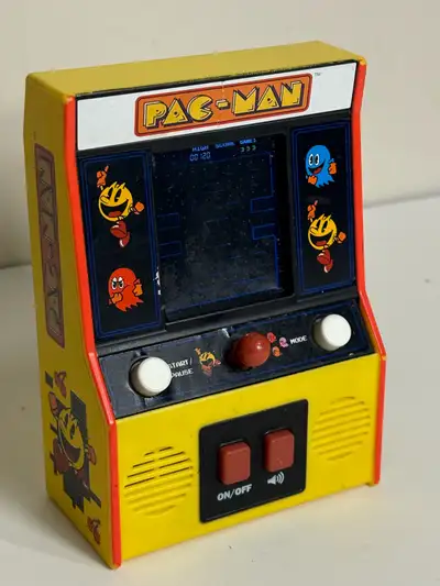 Classic Pac‑Man Mini Arcade tabletop game — fully tested and works great. Responsive joystick and bu...