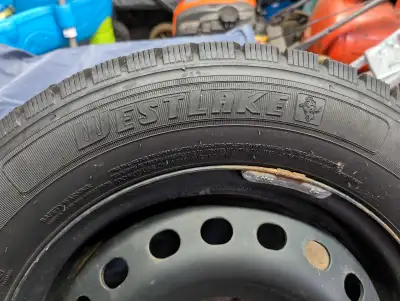 I'm selling a set of winter tires, size 215/65R16, mounted on steel rims. These tires are used but i...