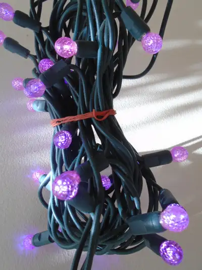 One Strand of 30 Pink Round Lights $25., View more