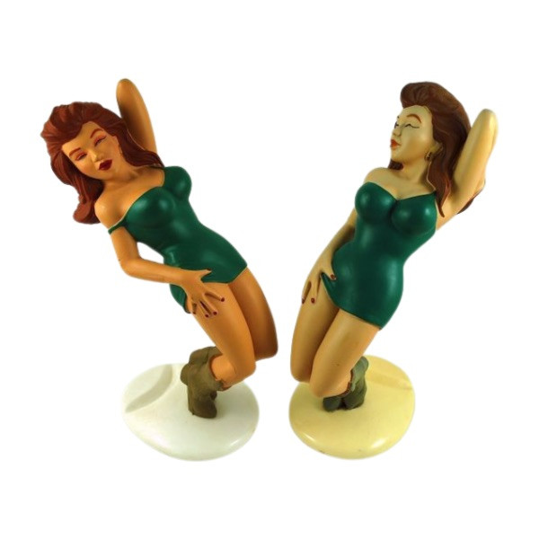 Demars for Ganz Bottoms Up Cow Girl Beer Can Holder Pair in Arts & Collectibles in Markham / York Region - Image 2