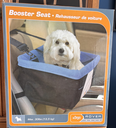 Siège de voiture Kurgo (30,5 cm P X 40,6 cm L X 20,3 cm H) pour chien de 30 lbs max. avec attache-ce...