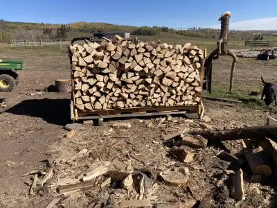 Firewood dry spruce and pine mix for sale.&150half cord $300fullcord. Or come get what you need.Can...