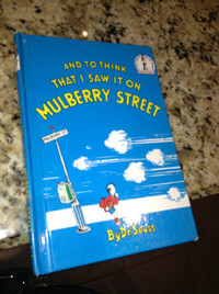 Vintage Dr Seuss Book "mulberry St" for sale