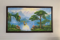 Vintage XL Large Wall Art Paintings AVAILABLE 