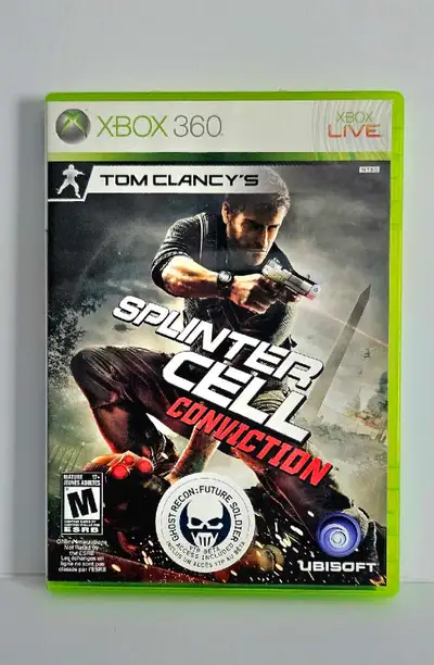 XBOX 360 Game : Splinter Cell- Conviction , View more