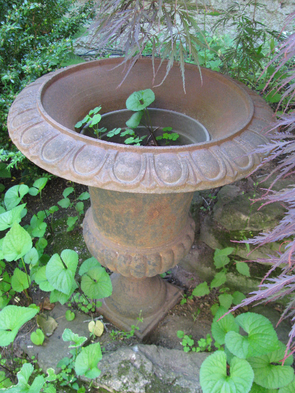 Cast iron urn for sale  
