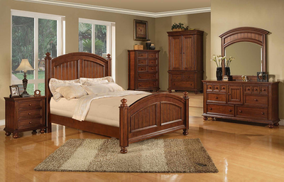 Solid Wood Farmhouse King Bed - Canadian-Made | FREE Delivery Na, View more