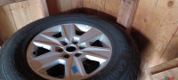 F-150 snow tires on alloy rims, near new!