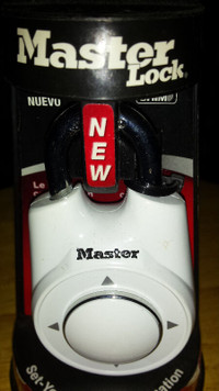 master padlock new