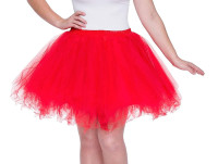 Dancina 1950s Vintage Tutu for Women - Red, Plus Size 20-26/3XL