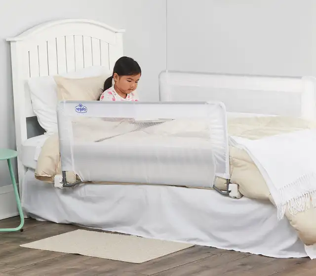 Double Sided Swing Down Bed Rail