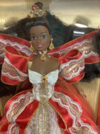 Vintage African American Barbie 1997 Happy Holidays, NIB