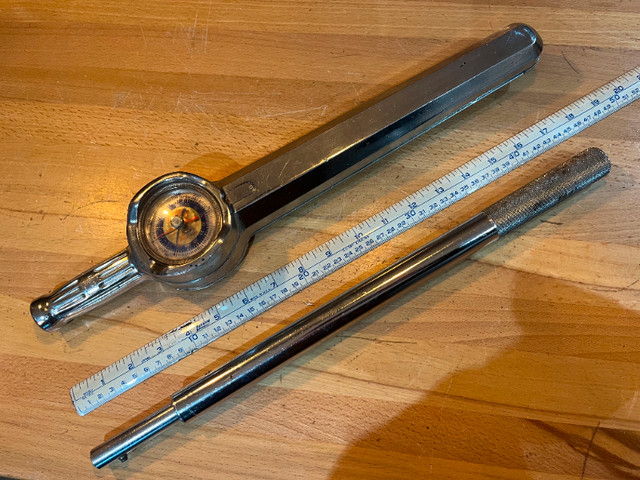 Vintage Craftsman commercial 1/2" dial indicator torque wrench in Other Business & Industrial in North Bay