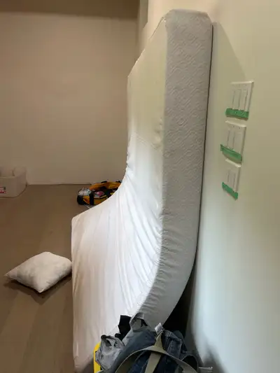 8 inch king size memory foam mattress used four seasons in my trailer weekends in the summer. It’s i...