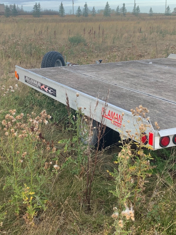 2011 8610 T Aluma Snowmobile Tilt Trailer Cargo & Utility Trailers