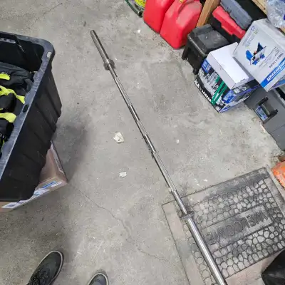 free barbell ( needs repair ), View more