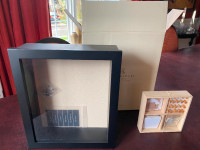 Pottery Barn Black Deep Shadowbox NEW