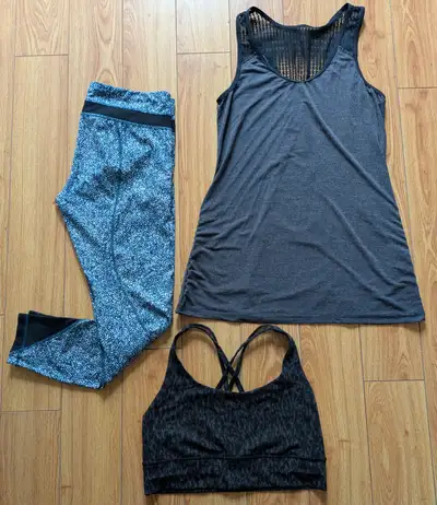 Lululemon Clothing - Size 10 Tank/Bra/Legging, View more