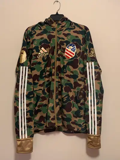 Bape x Adidas Shark Hoodie, View more