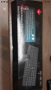 Optical Mouse and Keyboard 2 in 1 Set