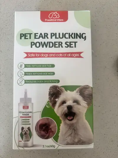 Nettoyant oreille. Poudre pour enlever les poils et nettoyer les oreilles Les deux sont $40 Je peux...