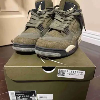 Jordan 4 Retro SE Craft Olive Green, View more
