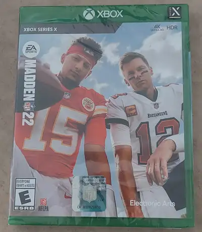 New/sealed Madden 22 XBOX series X video game, $10 Pickup west of Bowness (Valley Ridge) Spend $50+...